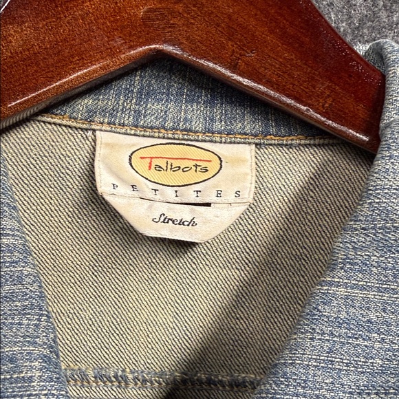 Talbots Classic Light Blue Jean Jacket - Picture 2 of 5